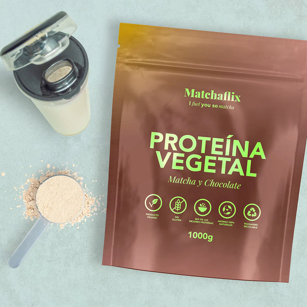 Proteínas vegetales con matcha sabor chocolate - Image 10