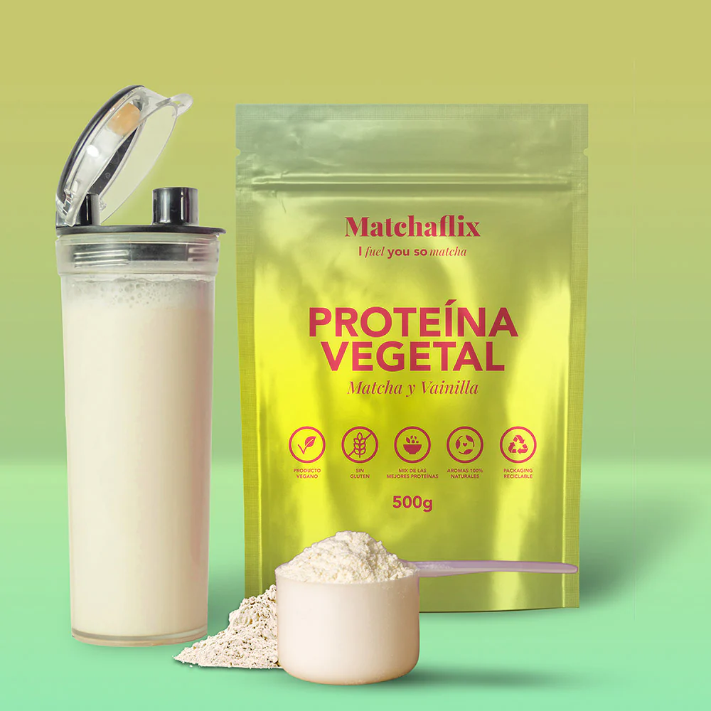 Proteínas vegetales con matcha sabor vainilla - Image 3