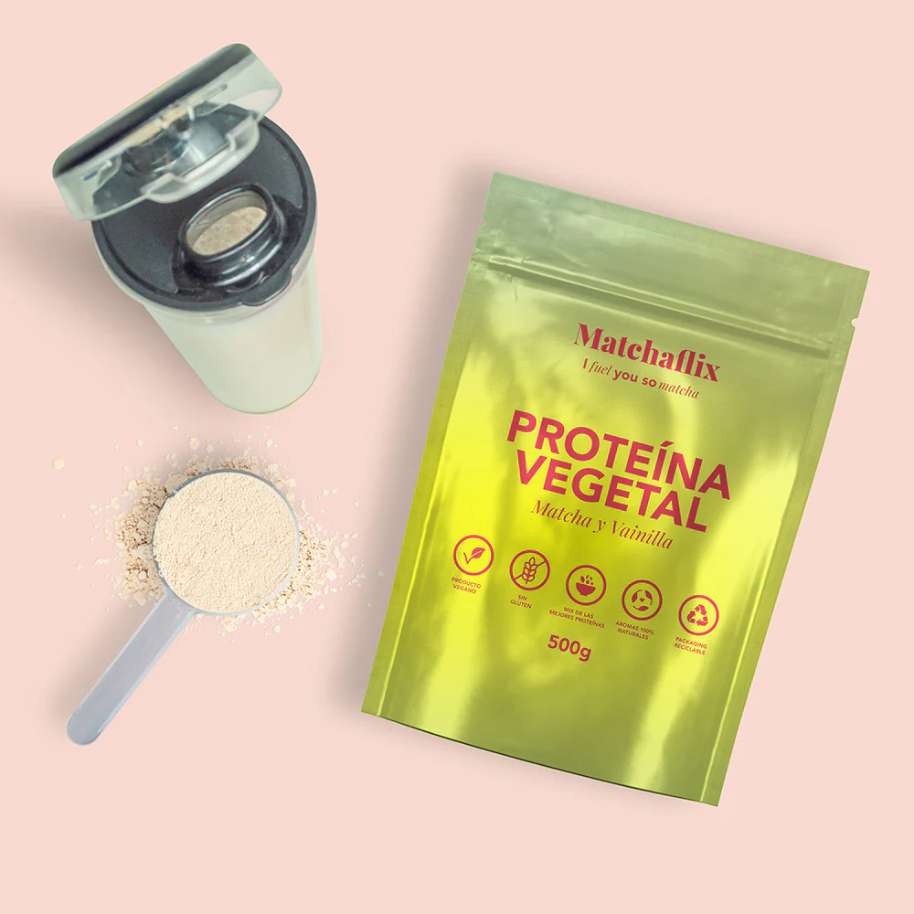 Proteínas vegetales con matcha sabor vainilla - Image 4