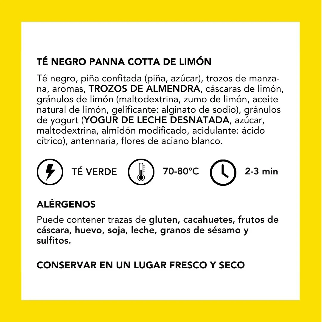 Té Negro Panna Cotta de Limón - Image 4