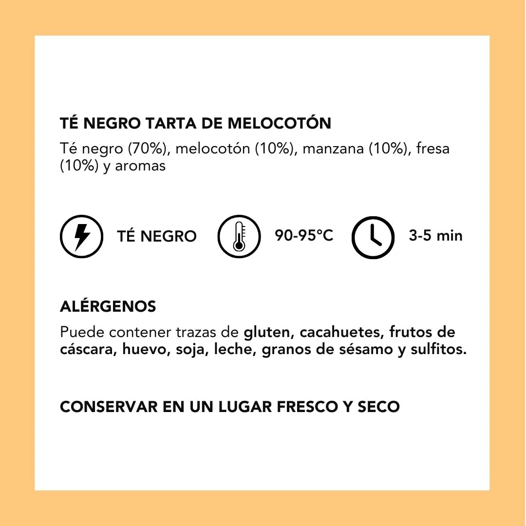 Té Negro Tarta de Melocotón - Image 4