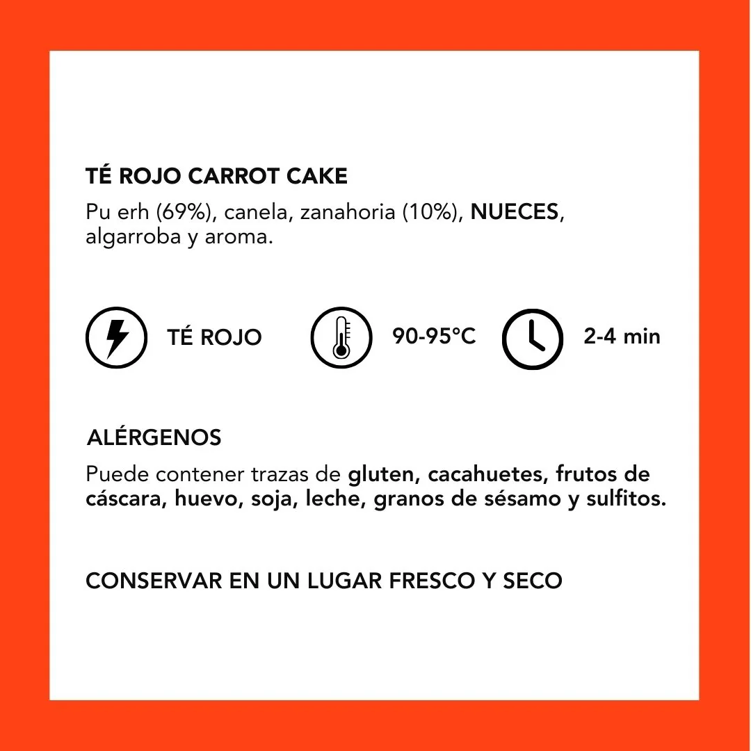 Té Rojo Carrot Cake - Image 4